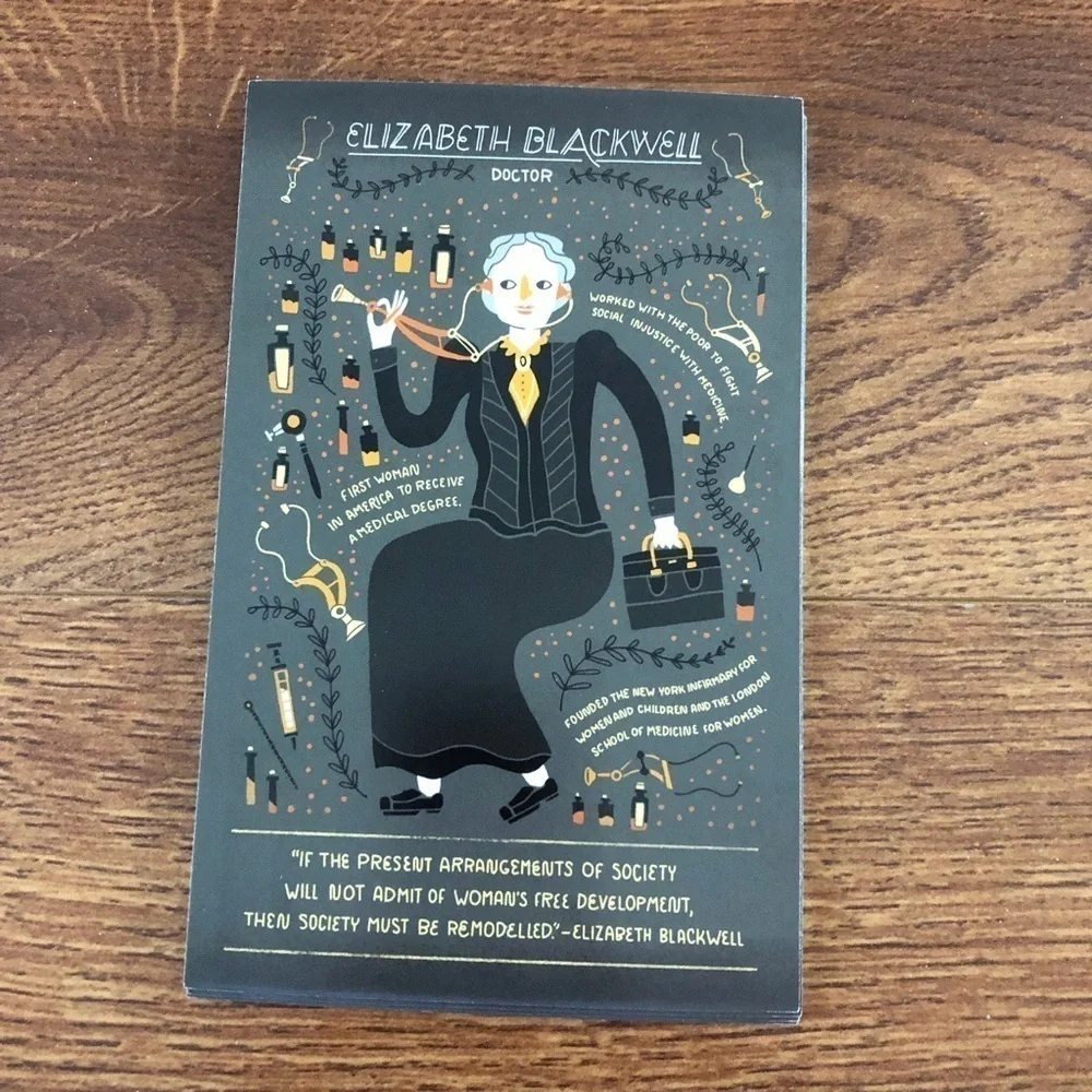 Women in Science by: Rachel Ignotofsky postcard set #2